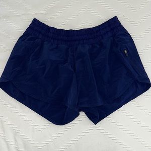 Navy Lululemon tracker shorts- Size 6